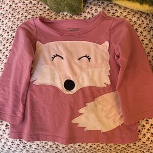 First Impressions Mauve Fox Long Sleeve Tee